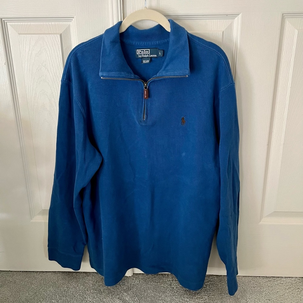 Polo quarter zip sweater